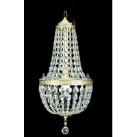 Grand lustre baroque cristal Bohême Wranovsky Pompe 42 lumières