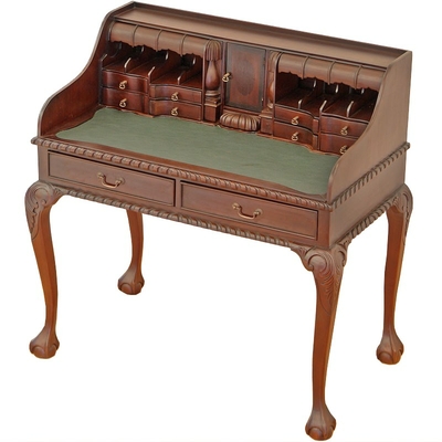 Secretaire-Chippendale-acajou