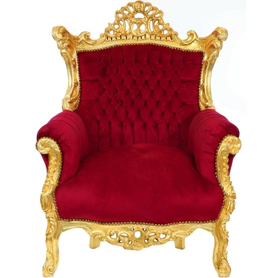 Fauteuil-baroque-rouge-dore