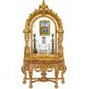Console royale avec miroir Louis XV style baroque rococo Chenonceau