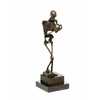 Statue-bronze-squelette