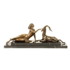 Statue-bronze-antilope-a