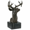 Statue-bronze-cerf