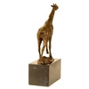 Statue-bronze-girafe-a