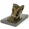 Statue en bronze couple de lesbiennes 19 cm