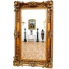 Miroir baroque cadre en bois doré 156x95 cm Romagnes