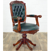 Fauteuil-bureau-chesterfield-vert-a