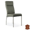 Chaise-cuir-veritable-gris