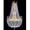 Lustre montgolfière en cristal style Napoléon Ferrières