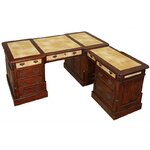 Bureau-victorien-anglais-acajou