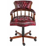 Fauteuil-bureau-capitonne-bordeaux