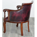 Fauteuil-victorien-capitonne-bordeaux-a