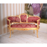 Canape-Louis-XV-rouge