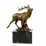Statue-bronze-cerf