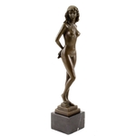 Statue-bronze-femme-nue