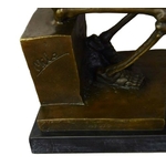 Bronze-penseur-squelette-a
