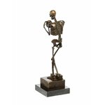 Statue-bronze-squelette-b