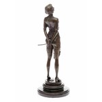 Statue-bronze-fouet-a
