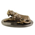 Statue-bronze-panthère-a