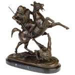 Cavalier-arabe-lion