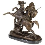 Cavalier-arabe-lion-a