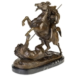 Cavalier-arabe-lion-b