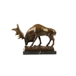 Statue-bronze-cerf-d