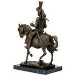 Statue-bronze-chevalier-b