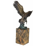 Statue-bronze-aigle-b
