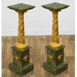 Colonnes-marbre-vert
