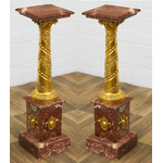 Colonnes-marbre-rouge
