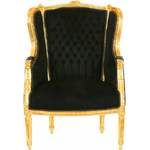 Fauteuil-Louis-XVI-noir-dore
