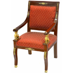 Fauteuil-Empire-rouge