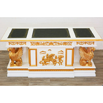 Bureau-Empire-blanc-dore