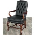 Fauteuil-victorien-noir