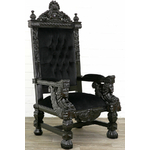 Trone-baroque-noir
