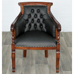Fauteuil-Chesterfield-noir-a