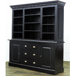 Bibliotheque-acajou-massif-noir-a