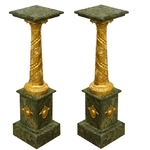 colonnes-marbre-vert