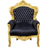 fauteuil-royal-dore-noir