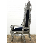 Trone-argent-noir-lions-c