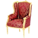 fauteuil-louis-xvi-rouge-dore