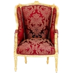 fauteuil-louis-xvi-rouge-dore-a