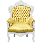 fauteuil-baroque-blanc-dore