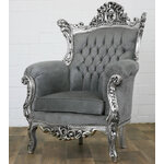 Fauteuil-rococo-argente-gris