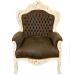 trone-baroque-marron