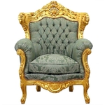 trone-rococo-vert-dore