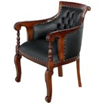 fauteuil-chesterfield-noir