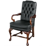 fauteuil-victorien-noir