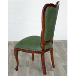 Chaise-victorien-acajou-vert-a